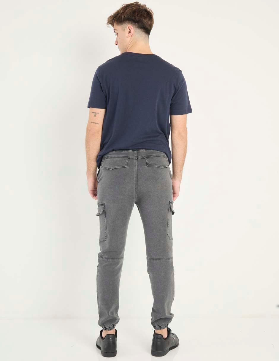 Jeans cargo slim para hombre 2