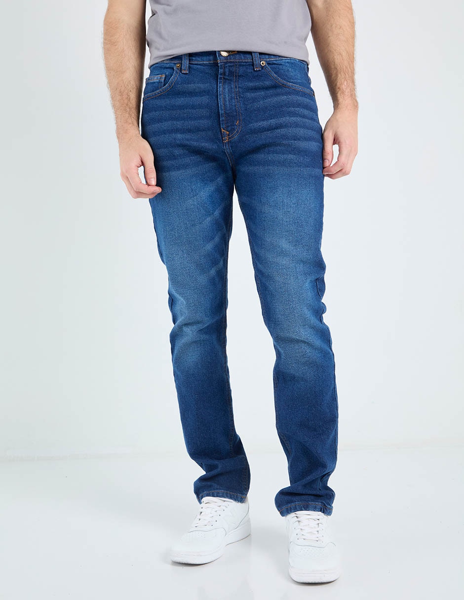 Jeans slim deslavado para hombre Jeans slim deslavado para hombre