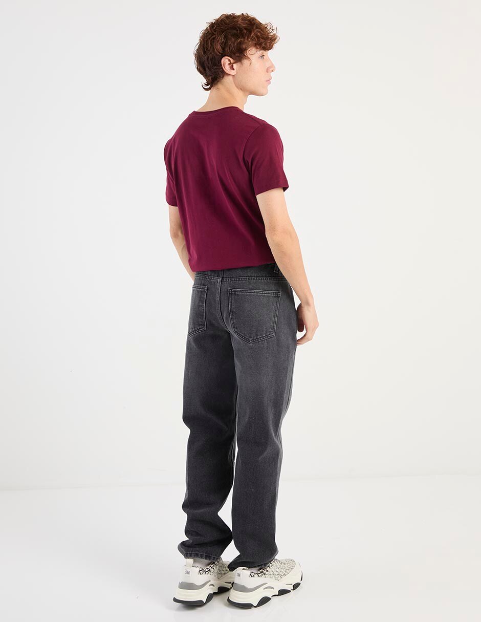 Jeans carpenter straight deslavado para hombre 2