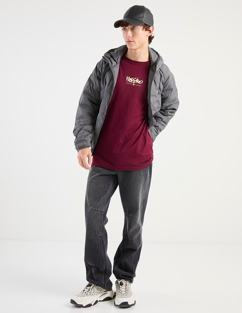 Jeans carpenter straight deslavado para hombre 3