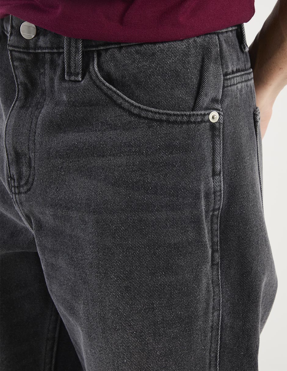 Jeans carpenter straight deslavado para hombre 4