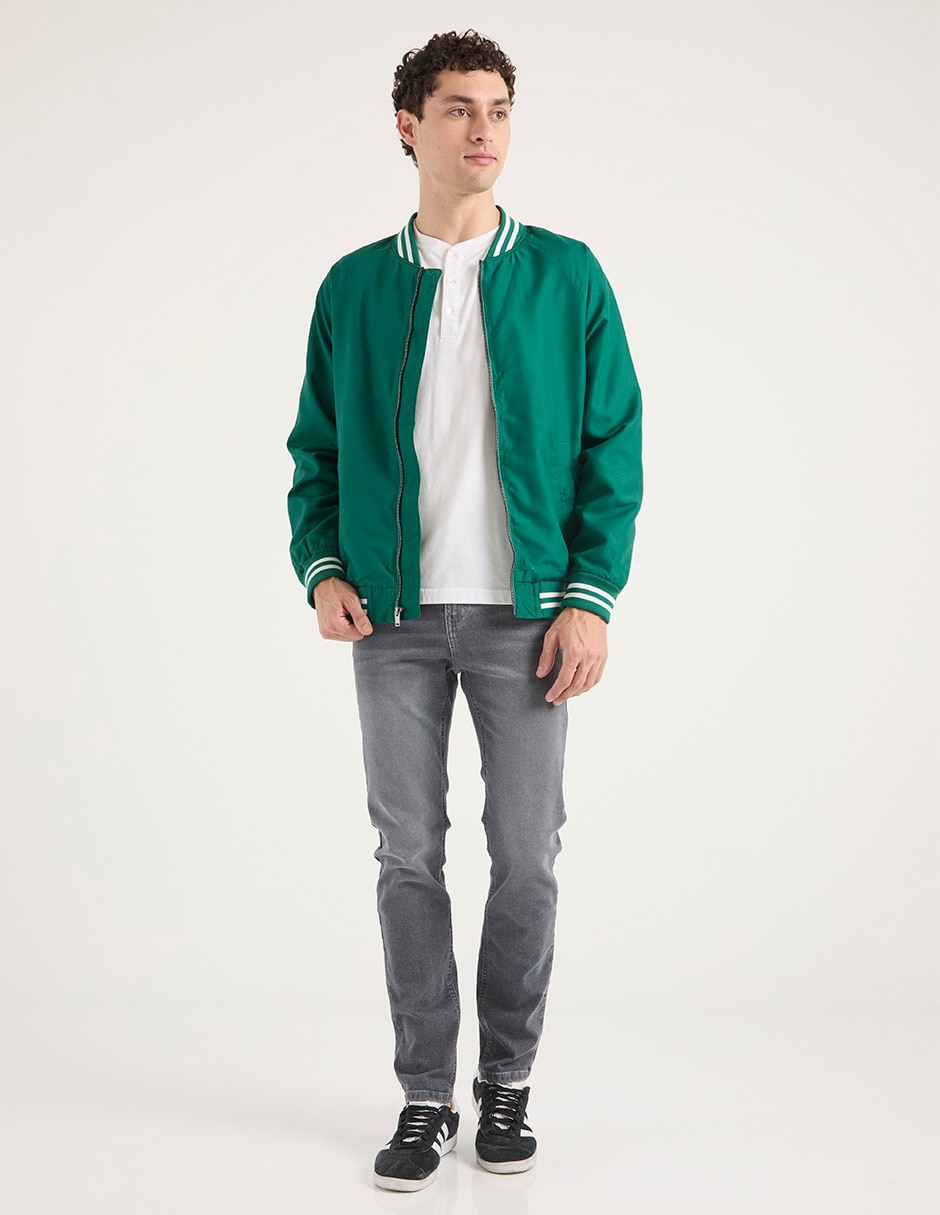 Jeans slim deslavado para hombre 3