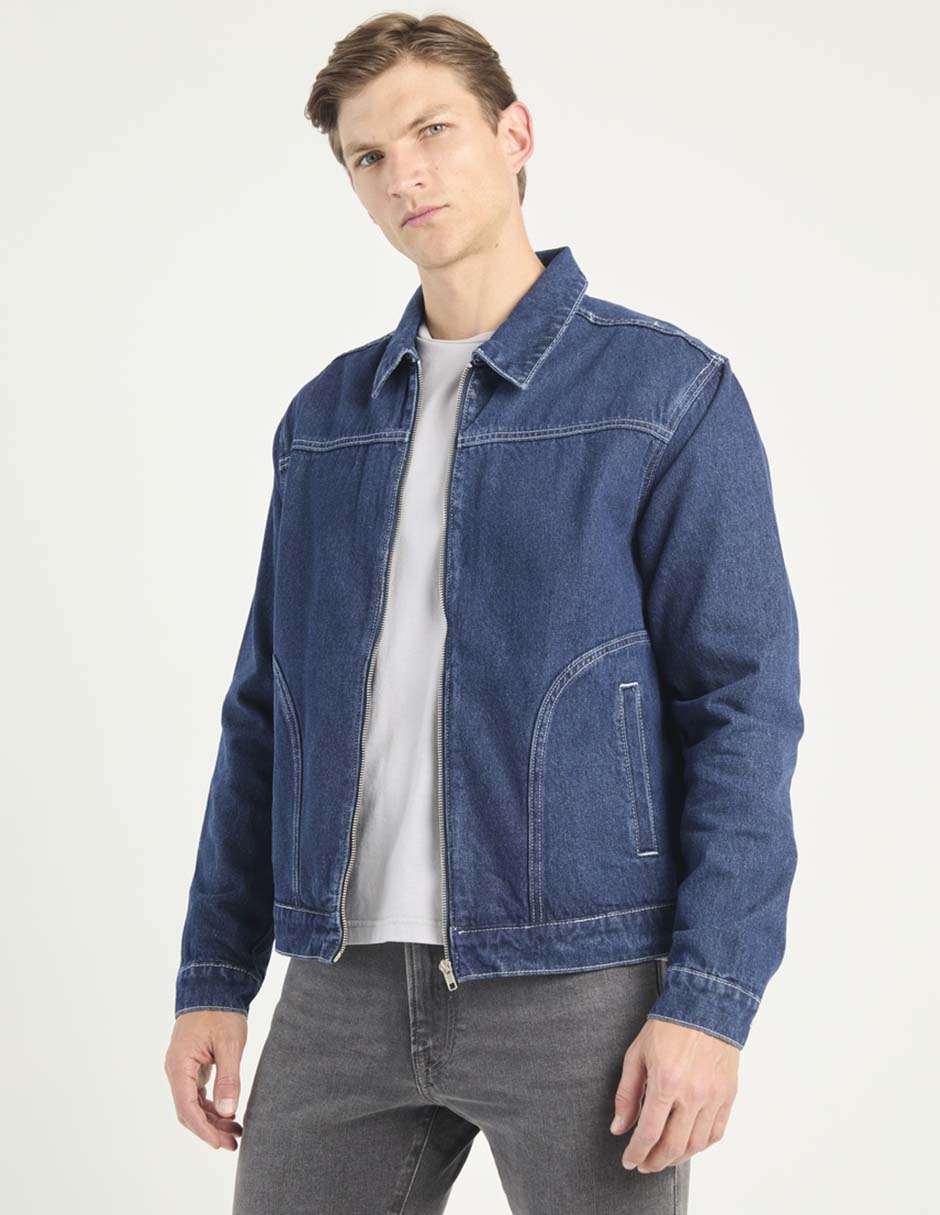Chamarra de mezclilla para hombre