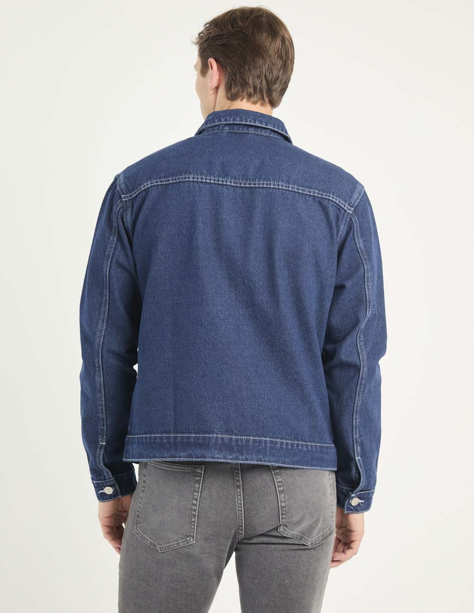Chamarra de mezclilla para hombre 2