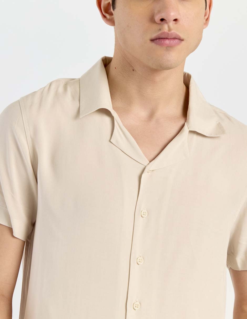 Camisa casual non stop manga corta para hombre