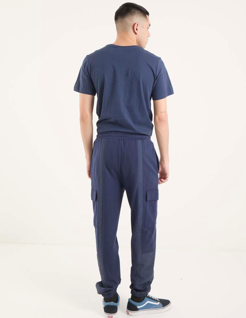 PANTALON CARGO NON ST, CH, AZUL MARINO