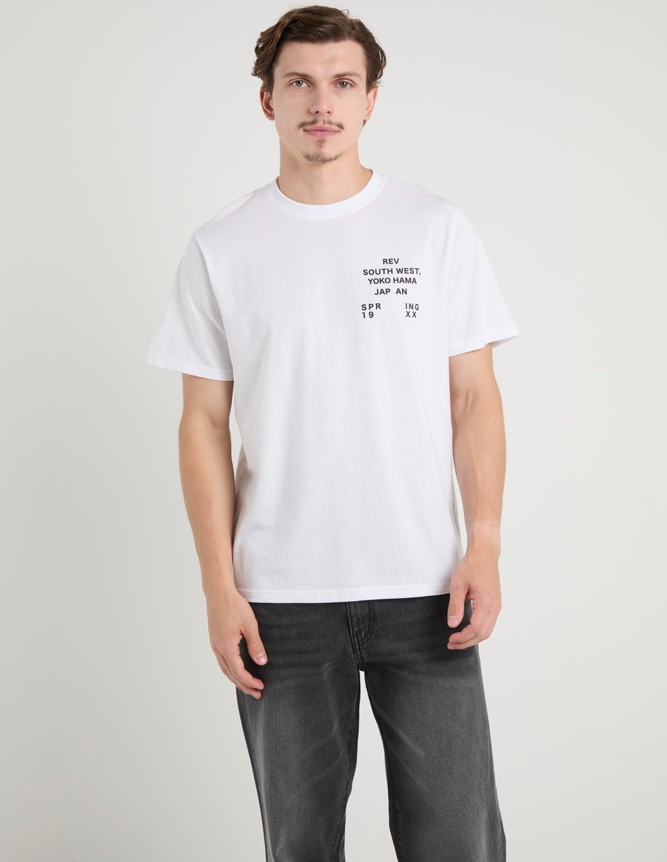 Playera cuello redondo para hombre