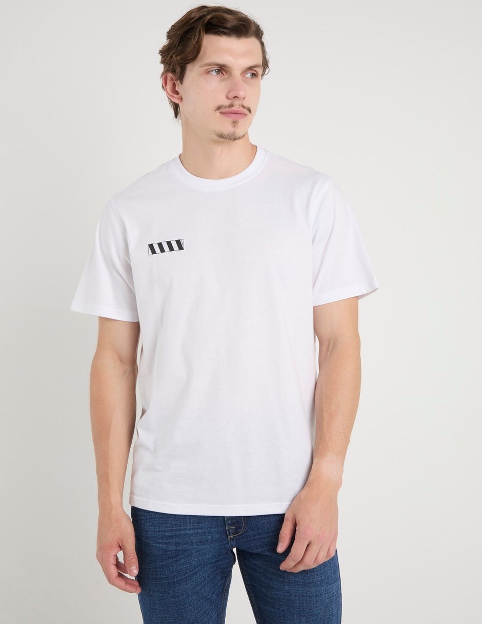 Playera cuello redondo para hombre
