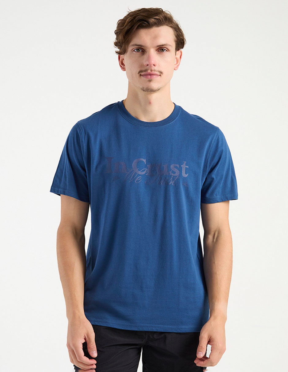 Playera cuello redondo para hombre