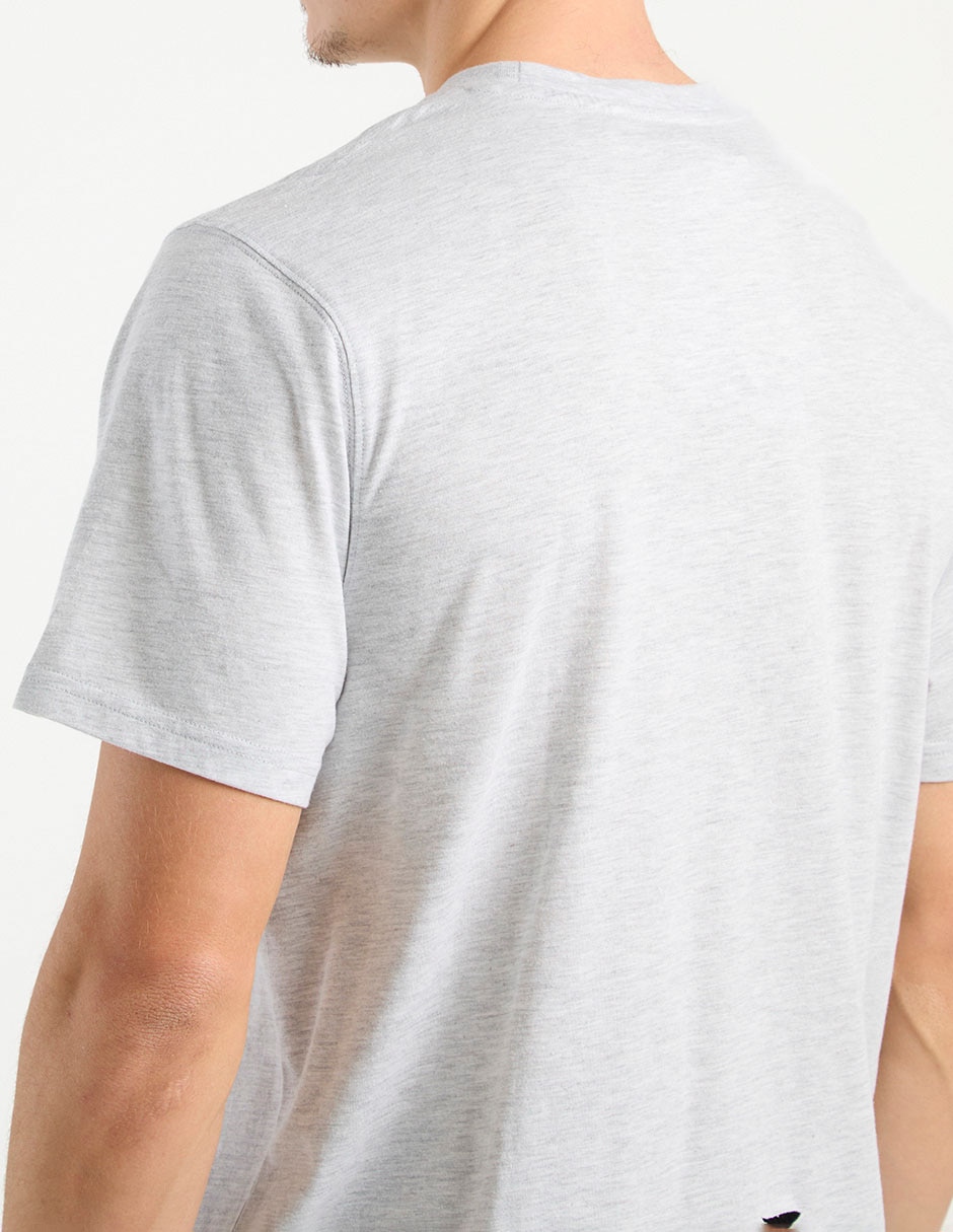 Playera Yokohama Floral Festival cuello redondo para hombre 5