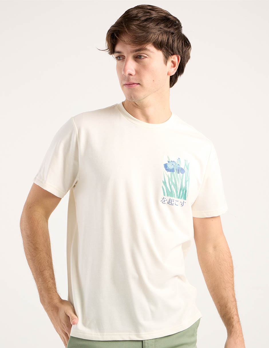 Playera cuello redondo para hombre 2