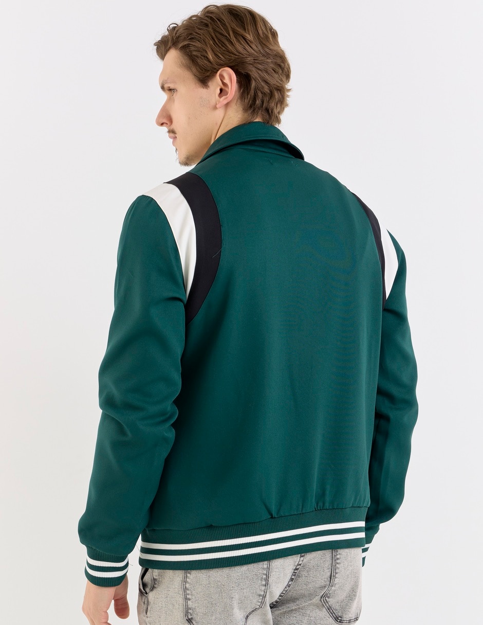 Chamarra bomber con bolsillos para hombre 6