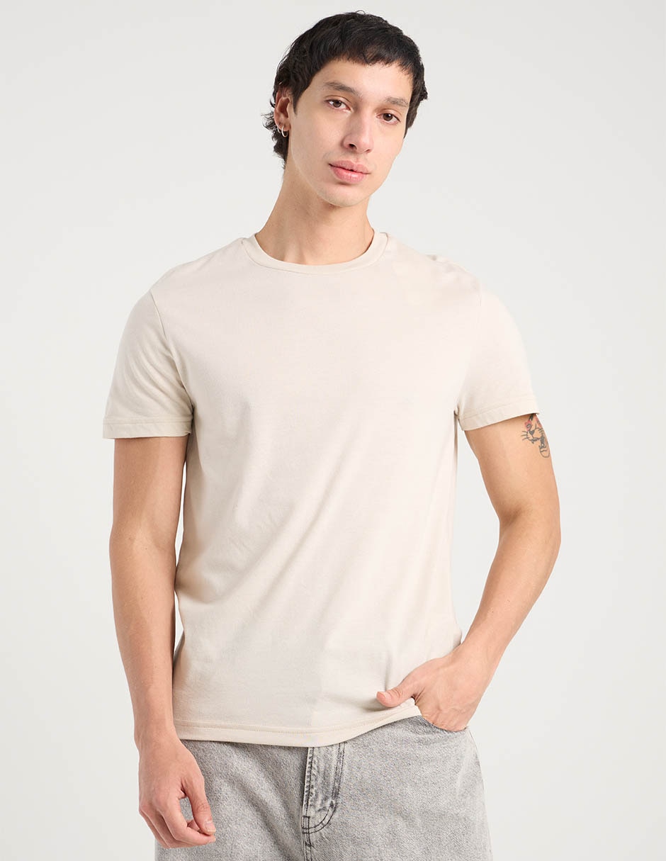 Playera cuello redondo para hombre Playera cuello redondo para hombre