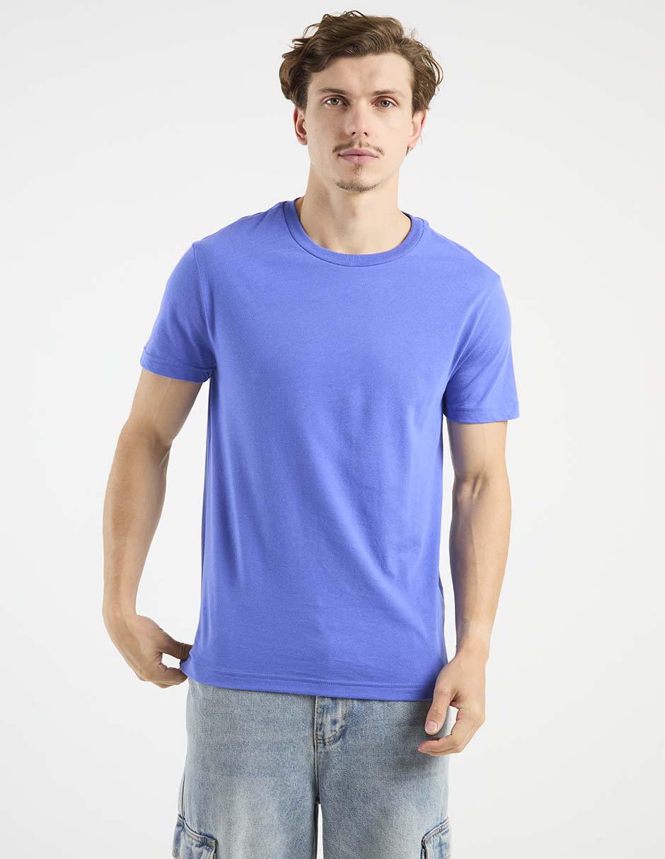 Playera cuello redondo para hombre