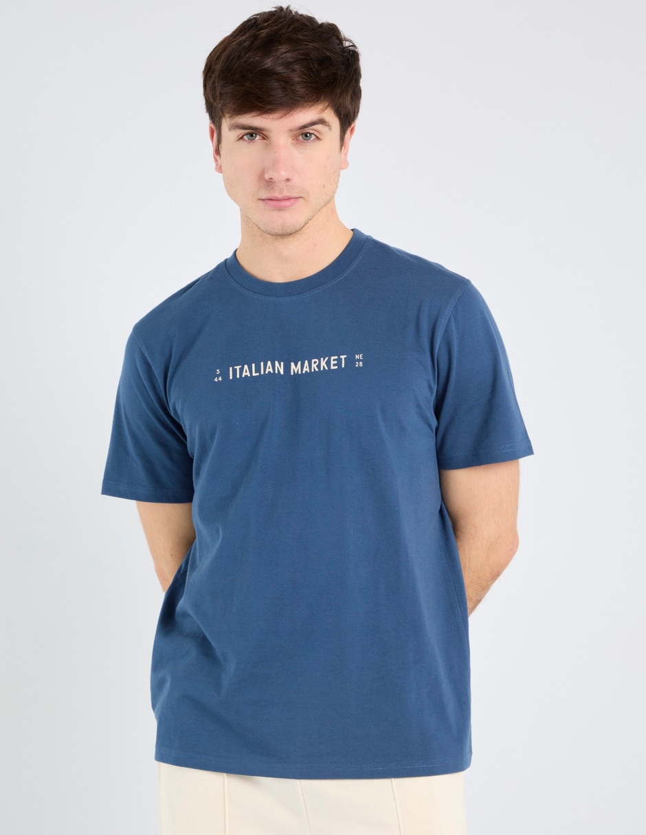 Playera cuello redondo para hombre