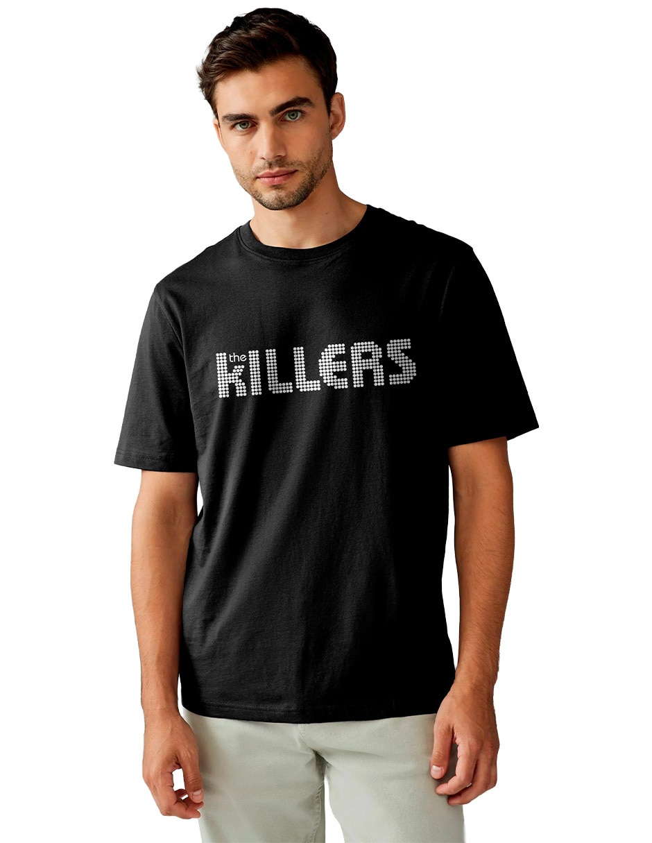 Playera The Killers cuello redondo para hombre Playera The Killers cuello redondo para hombre