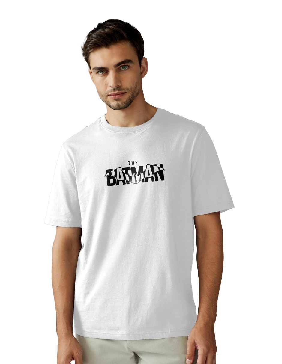 Playera The Batman cuello redondo para hombre Playera The Batman cuello redondo para hombre
