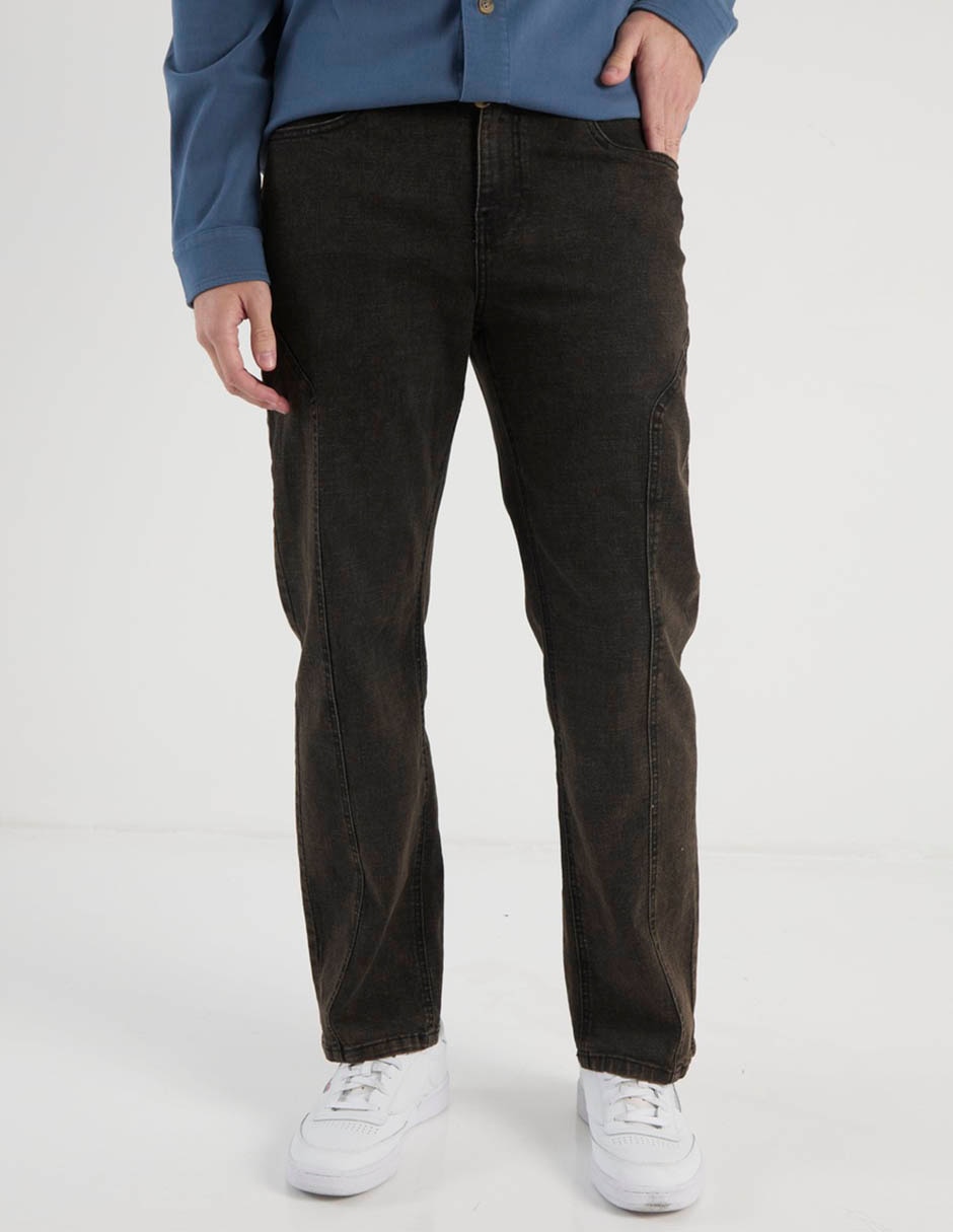 Jeans straight lavado obscuro para hombre Jeans straight lavado obscuro para hombre