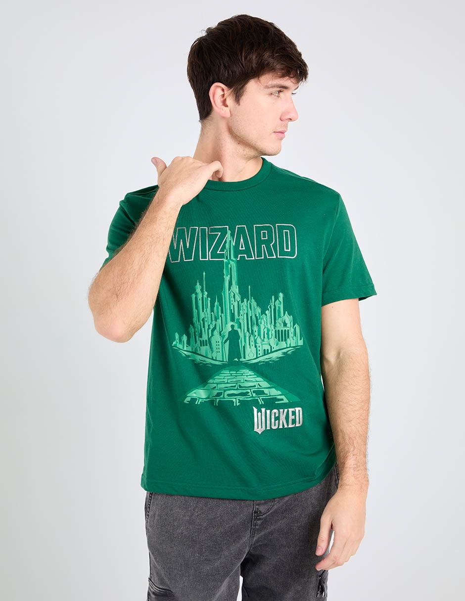 Playera Wicked cuello redondo para hombre Playera Wicked cuello redondo para hombre