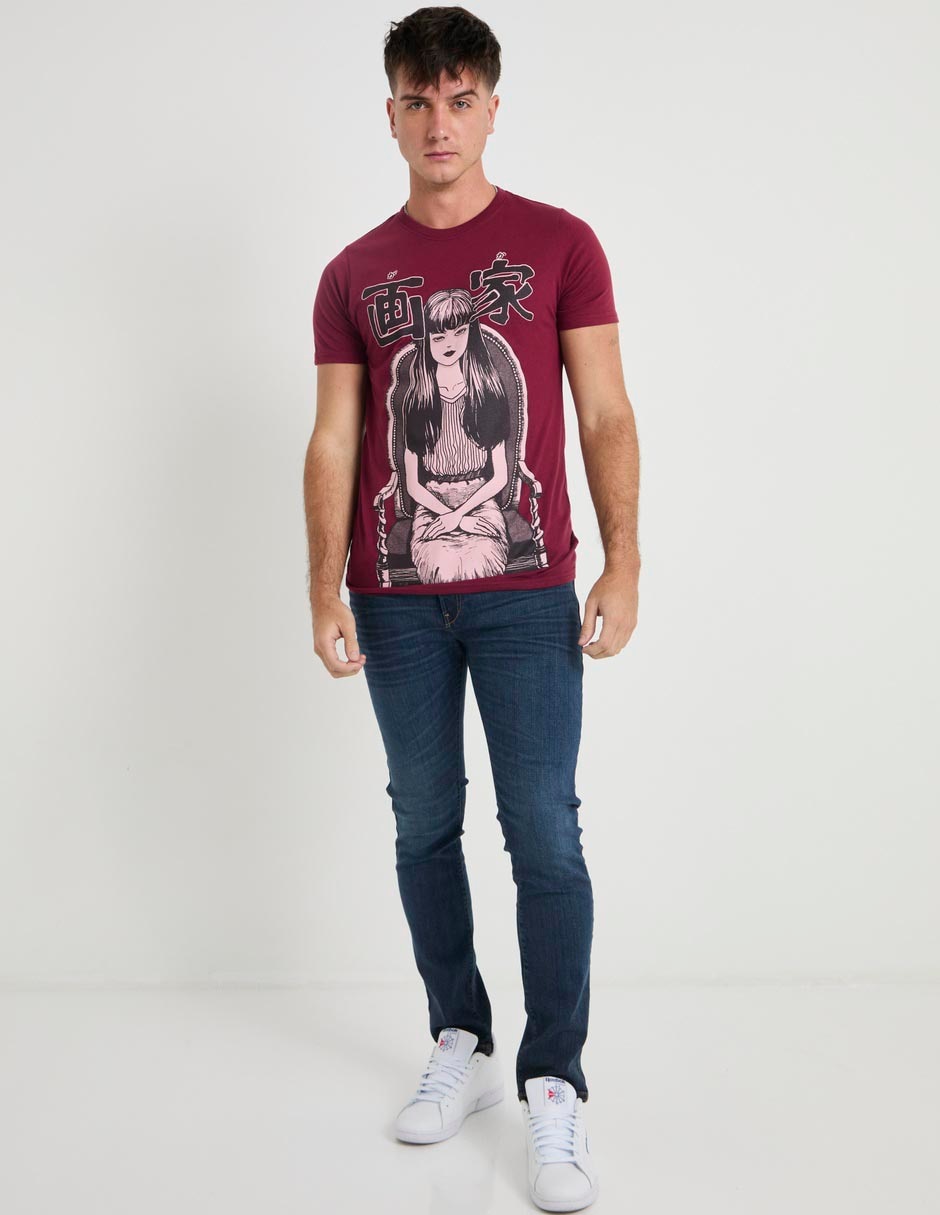 Playera Junji Ito cuello redondo para hombre 3