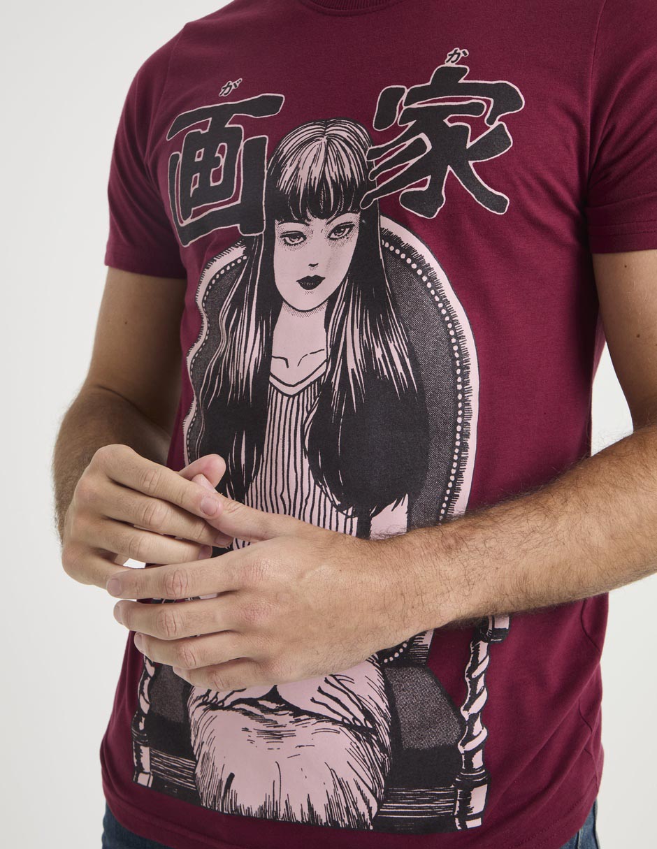 Playera Junji Ito cuello redondo para hombre 4