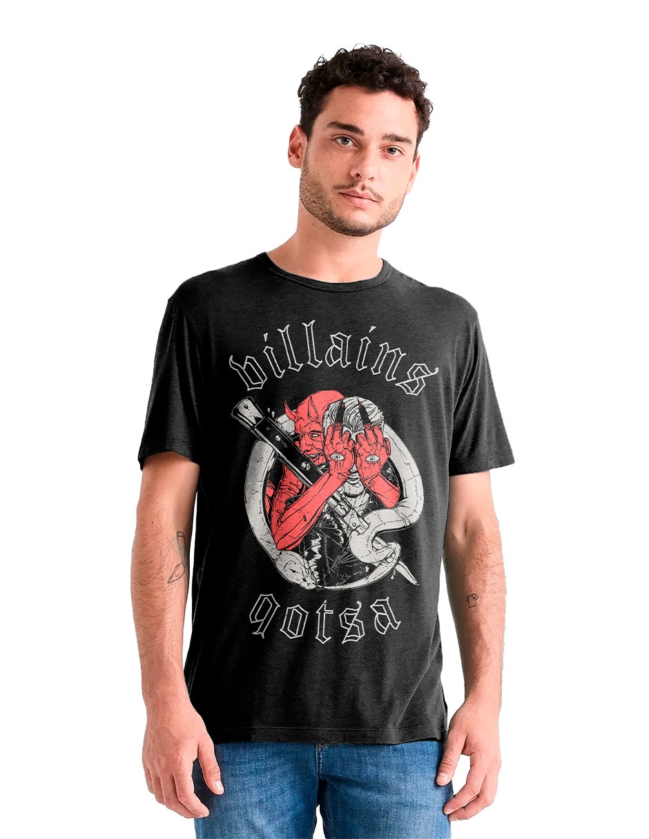 Playera cuello redondo para hombre Playera cuello redondo para hombre