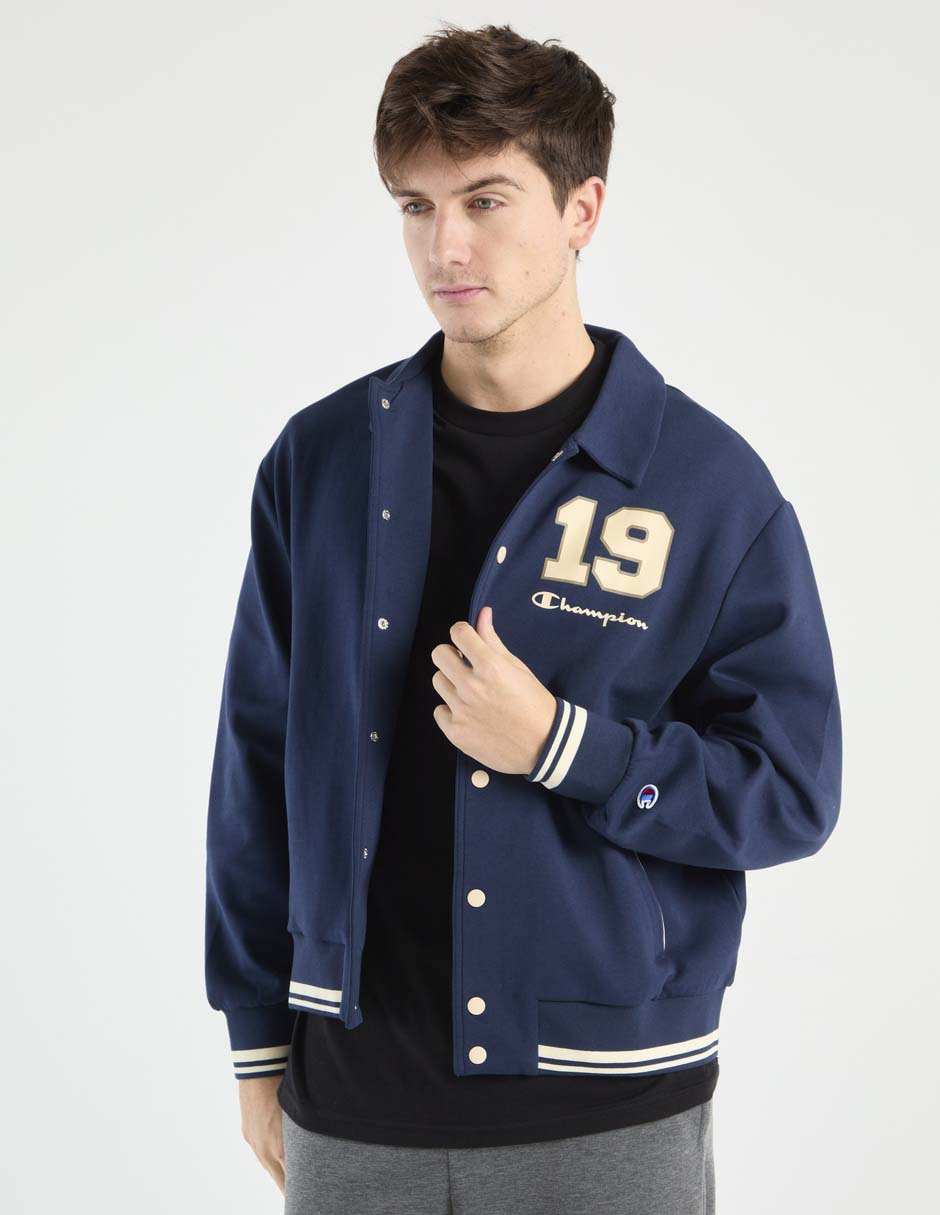 Chamarra casual con bolsillos para hombre