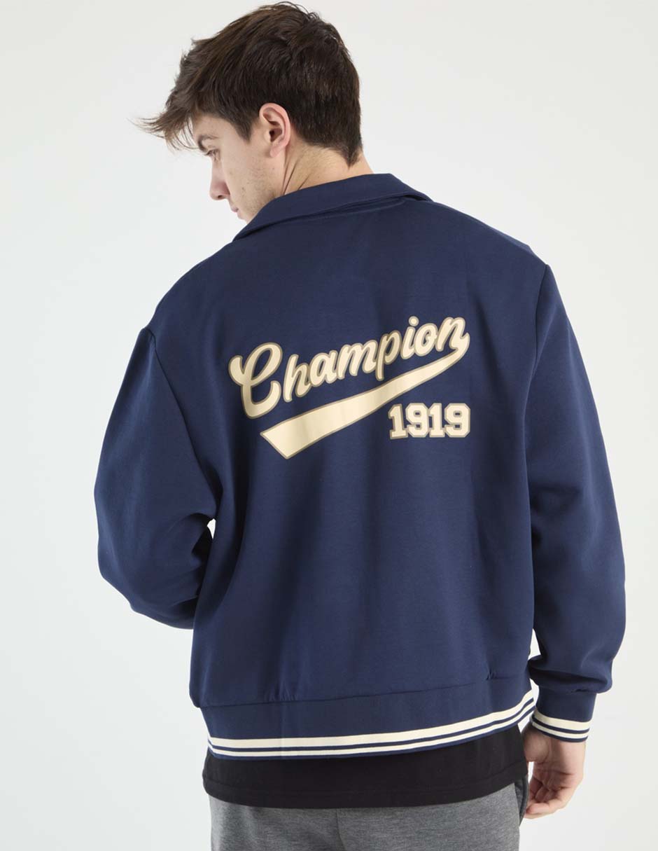 Chamarra casual con bolsillos para hombre 2