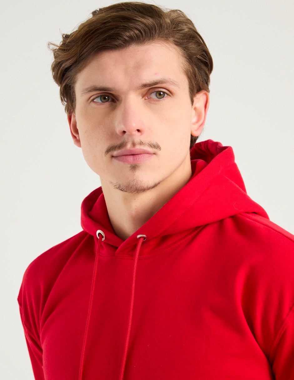 SUDADERA NSH25062-P0, CH, CARMÍN CLARO