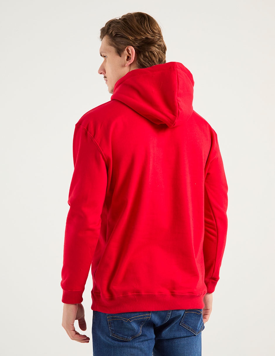 SUDADERA NSH25062-P0, CH, CARMÍN CLARO
