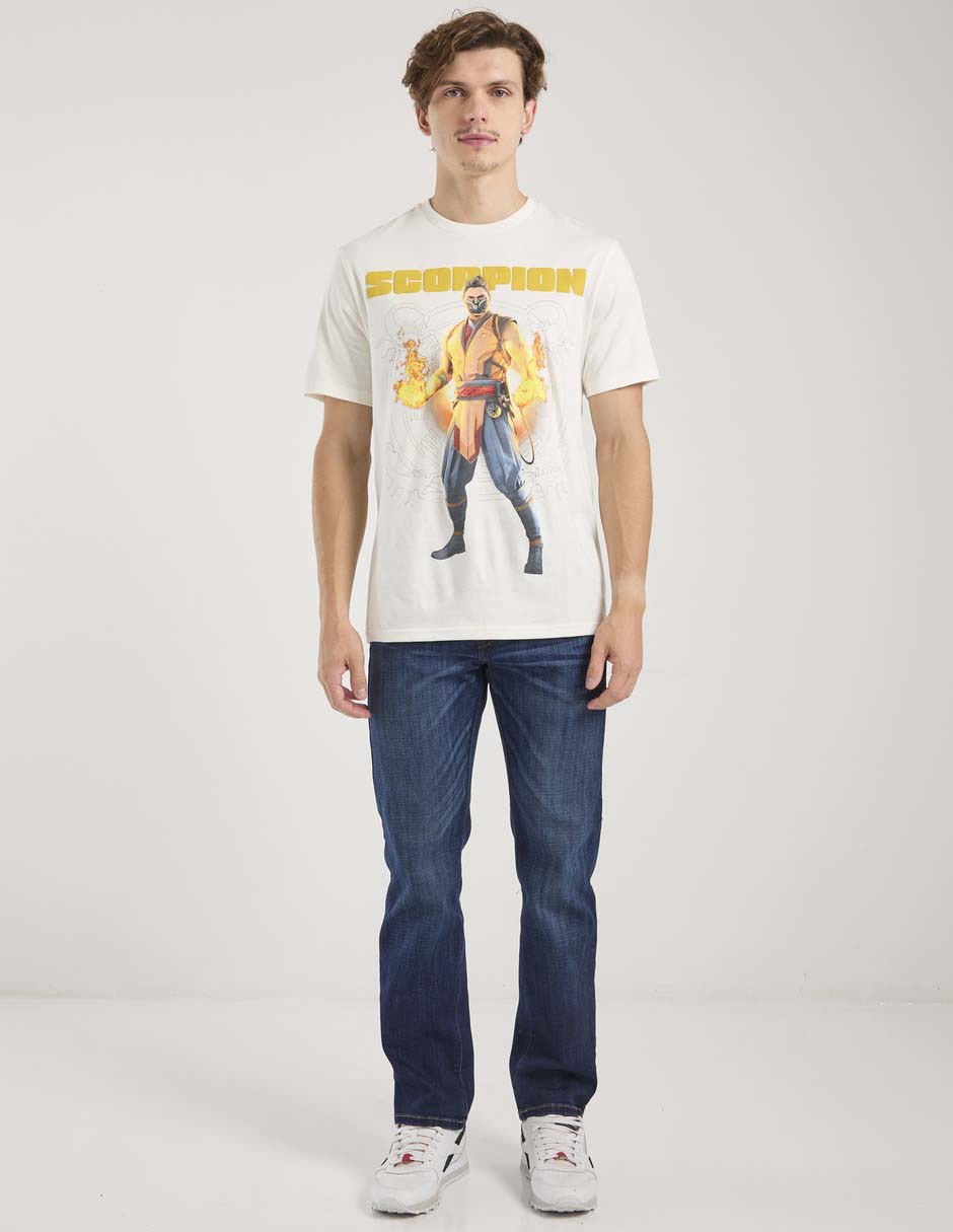 Playera Mortal Kombat cuello redondo para hombre 3