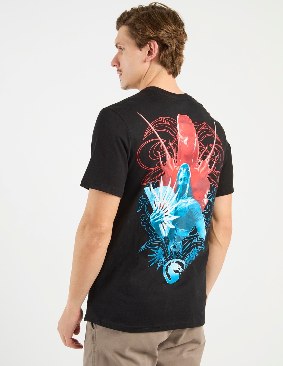 Playera Mortal Kombat cuello redondo para hombre 6