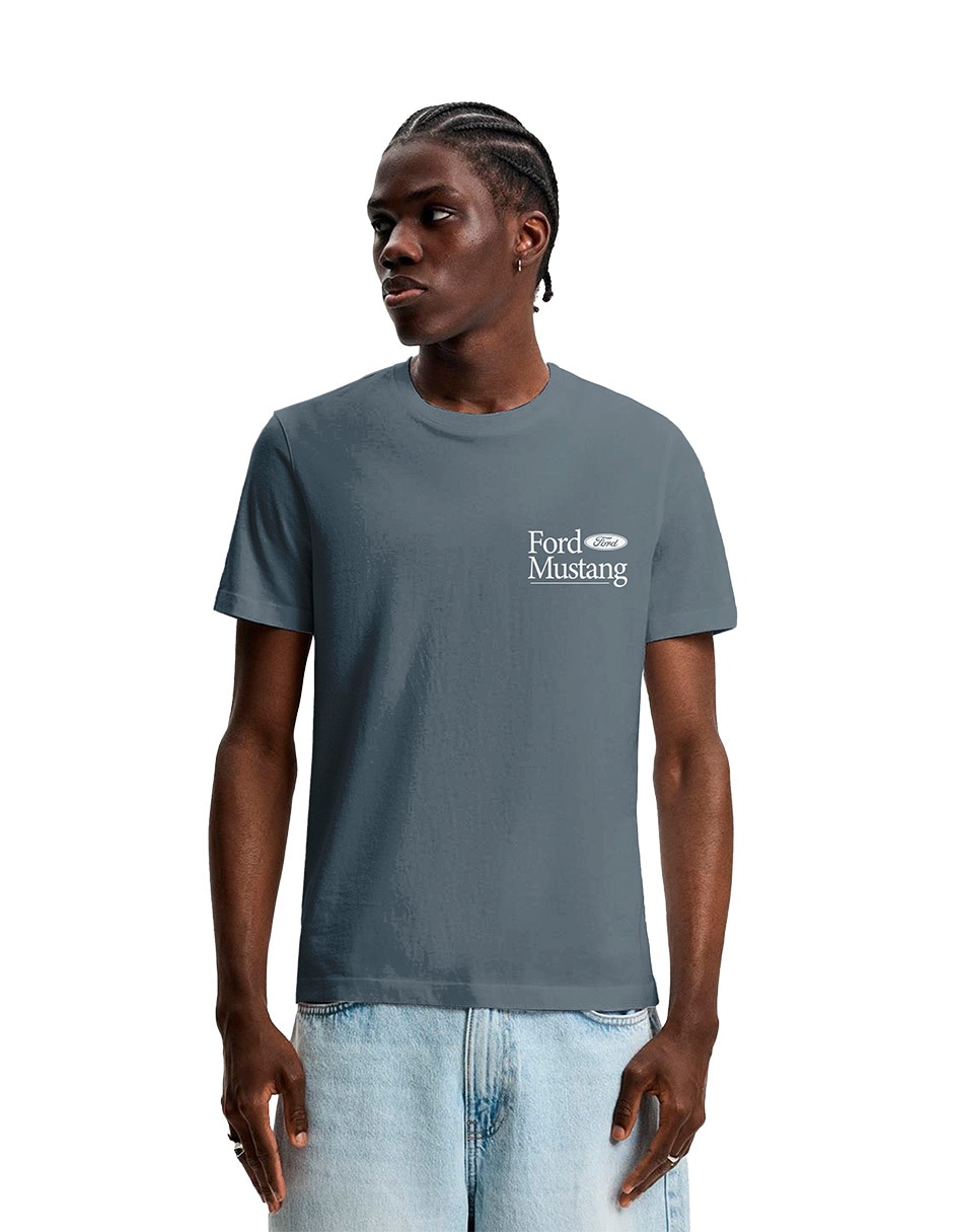 Playera cuello redondo para hombre