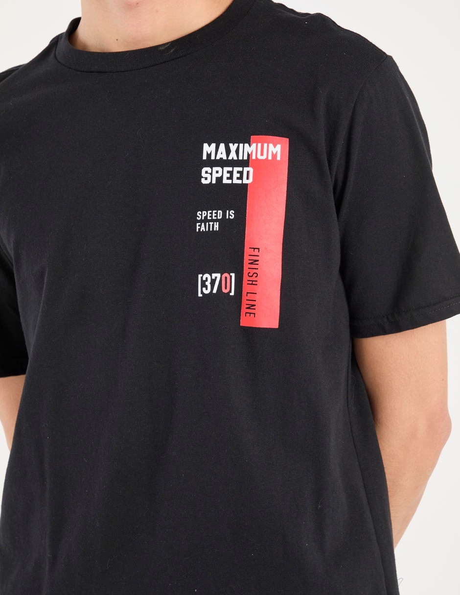 Playera cuello redondo para hombre 4