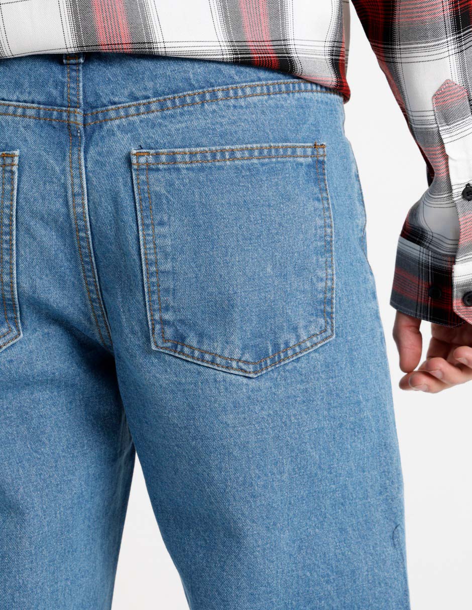 Jeans straight para hombre 5