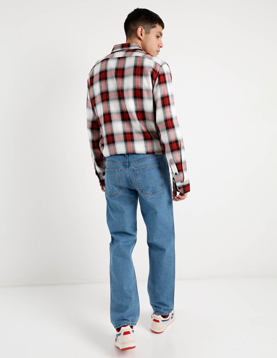 Jeans straight para hombre 6