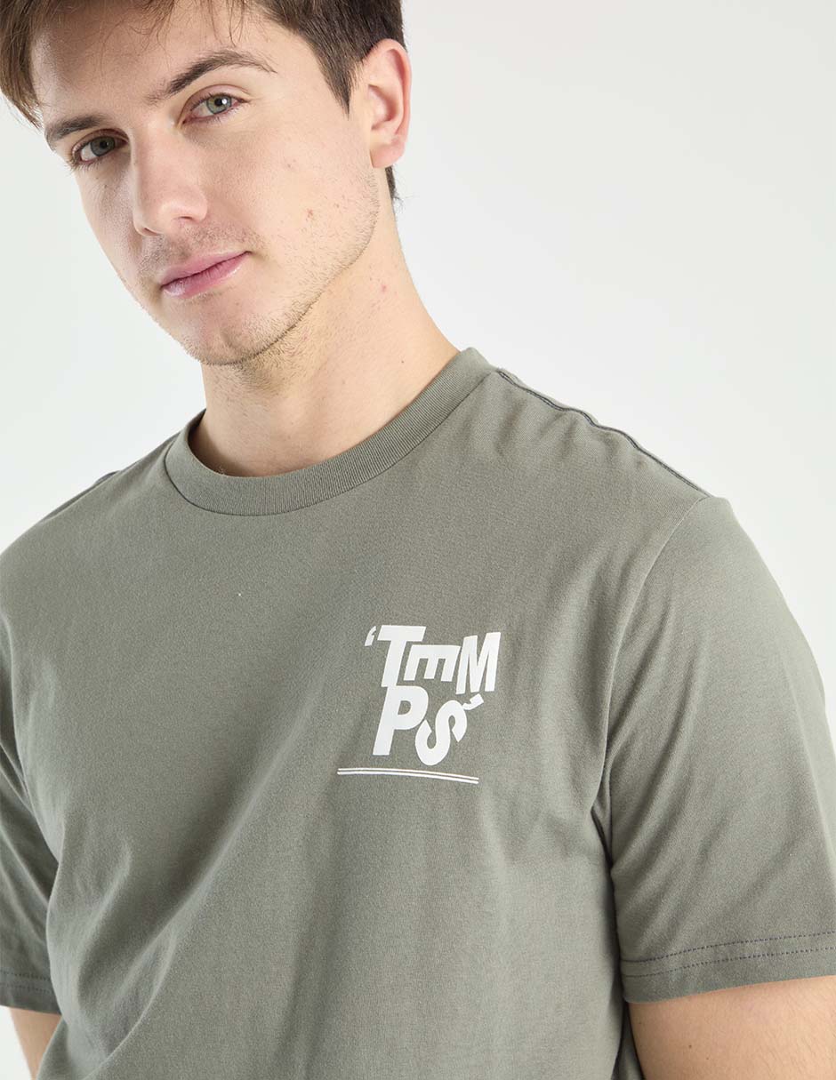 Playera cuello redondo para hombre 4