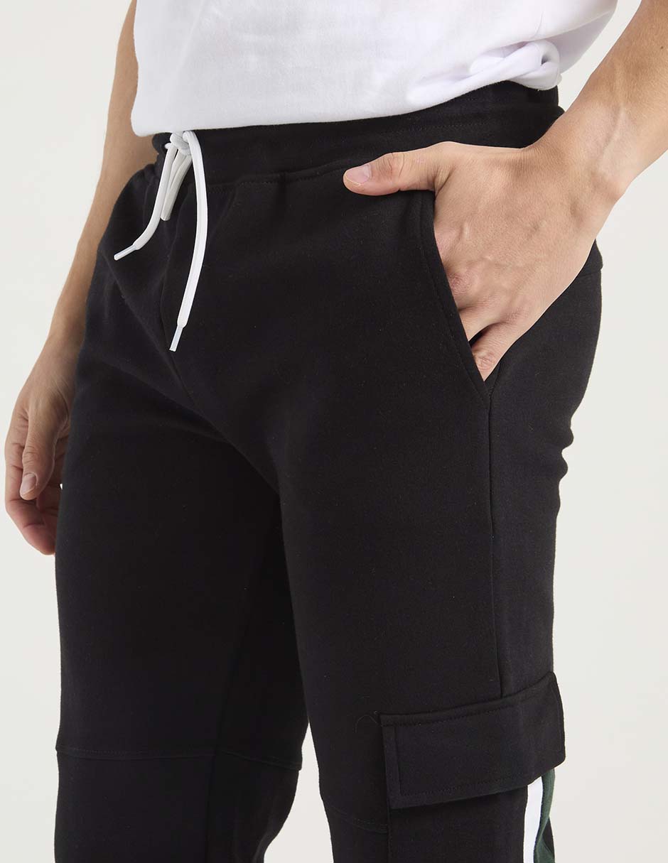Pantalón cargo slim de algodón para hombre 5