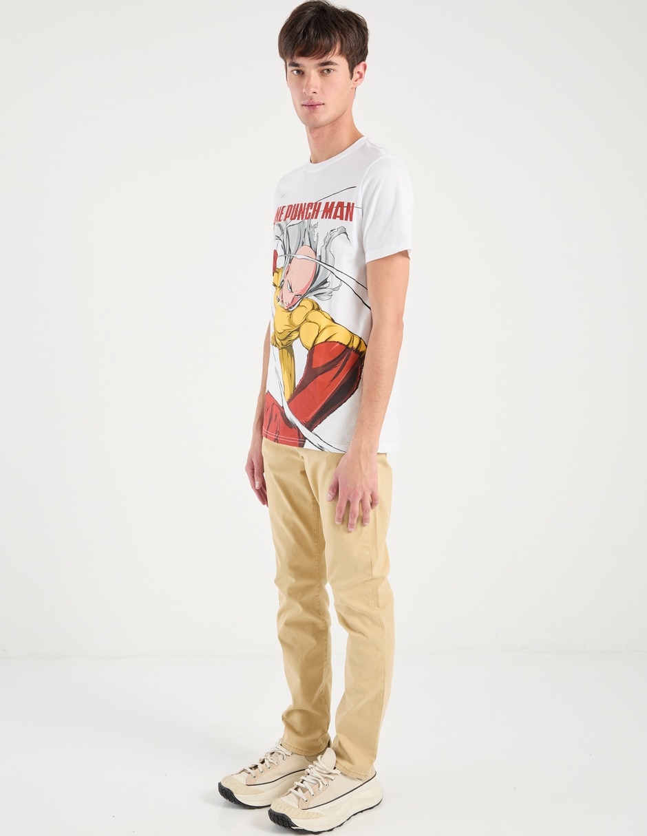 Playera One Punch Man cuello redondo para hombre 3