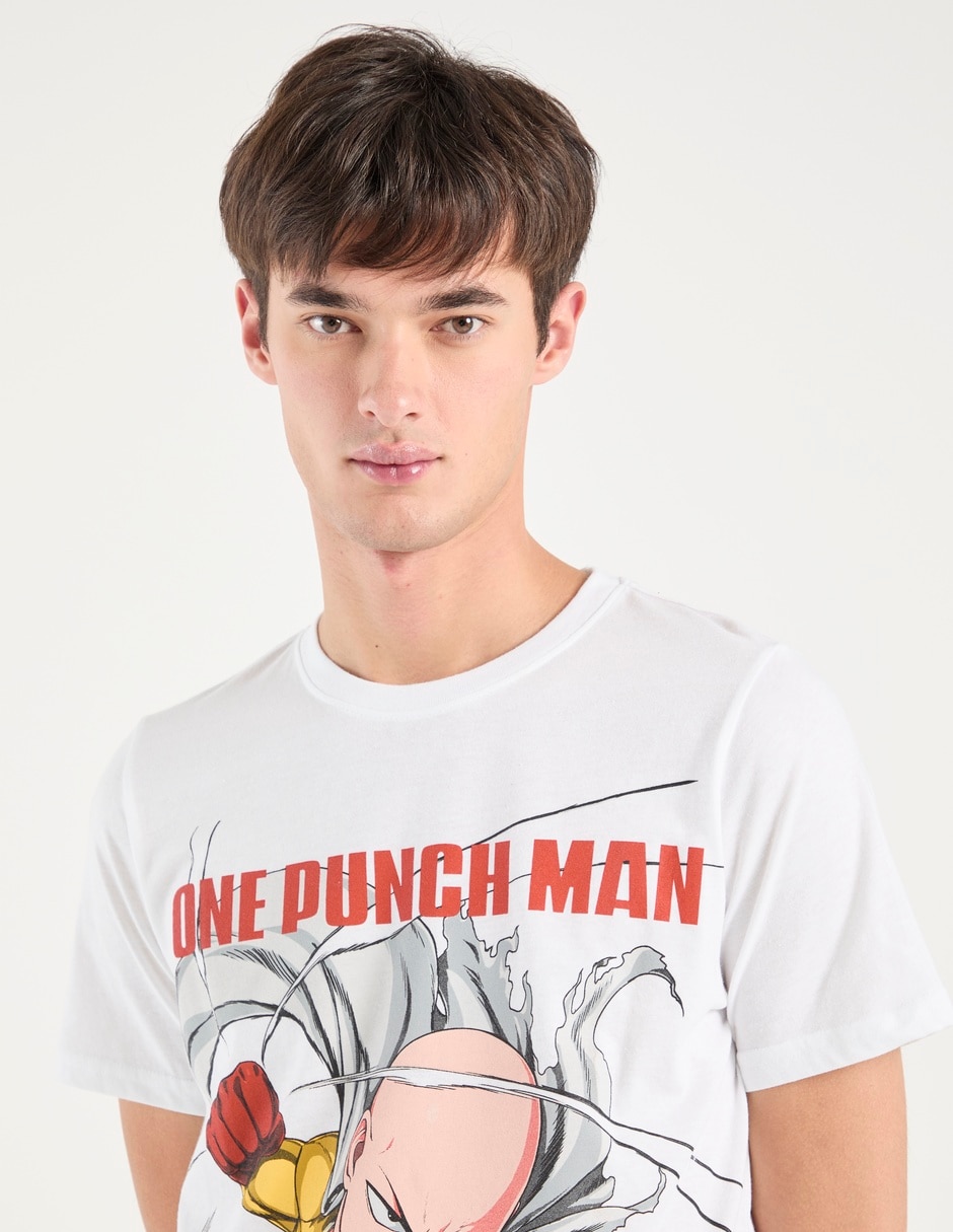 Playera One Punch Man cuello redondo para hombre 4