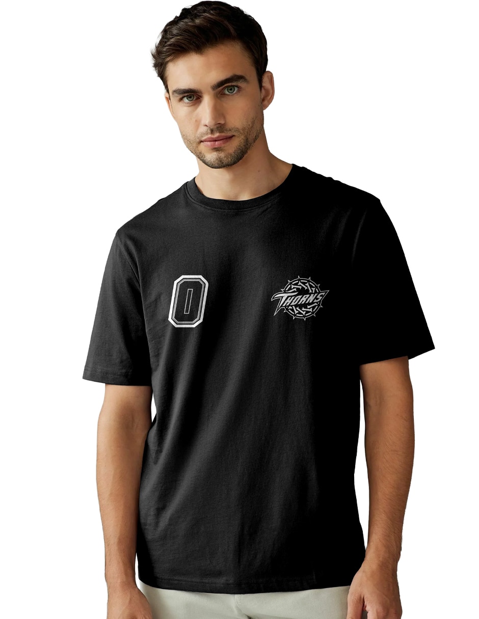 Playera cuello redondo para hambre Playera cuello redondo para hambre