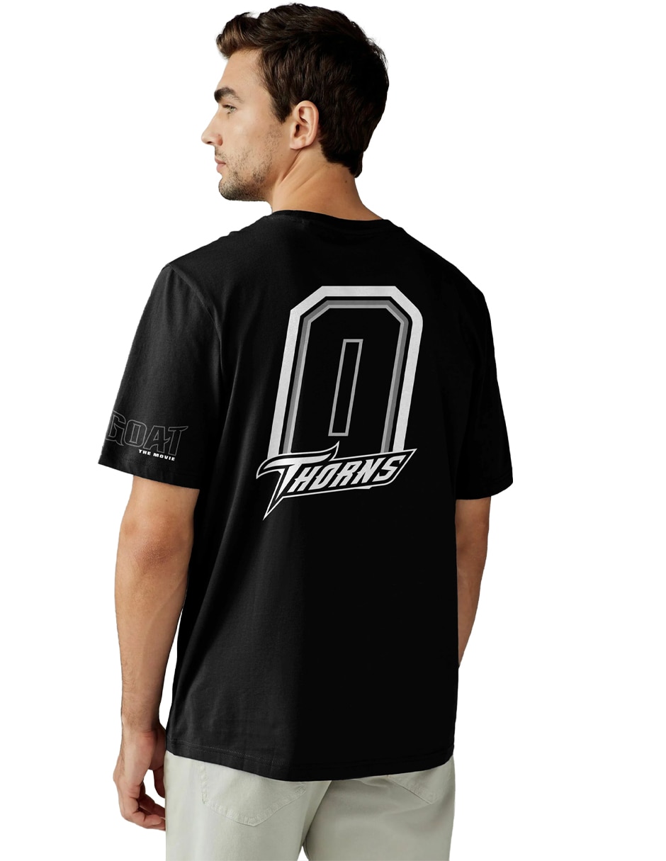 Playera cuello redondo para hambre 2
