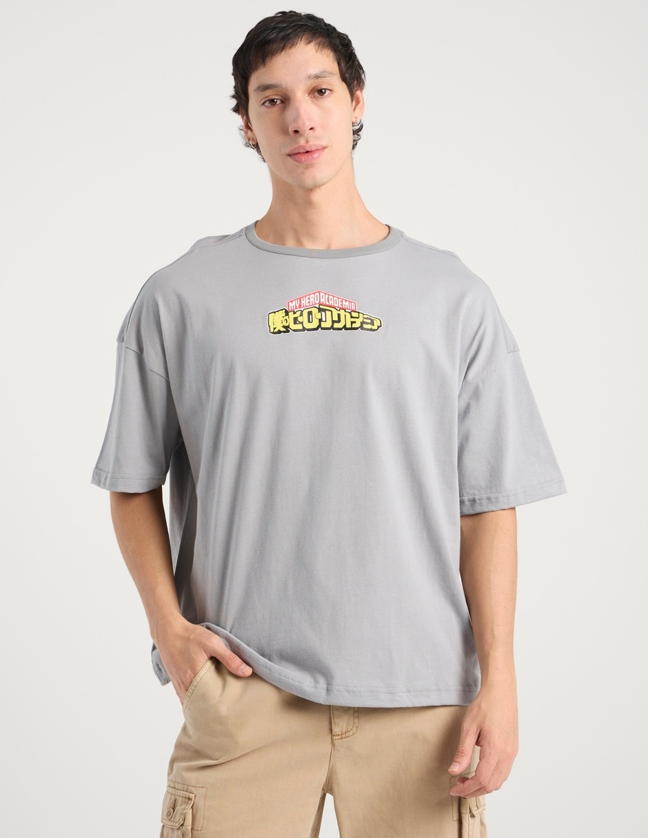 Playera My Hero Academia cuello redondo para hombre Playera My Hero Academia cuello redondo para hombre