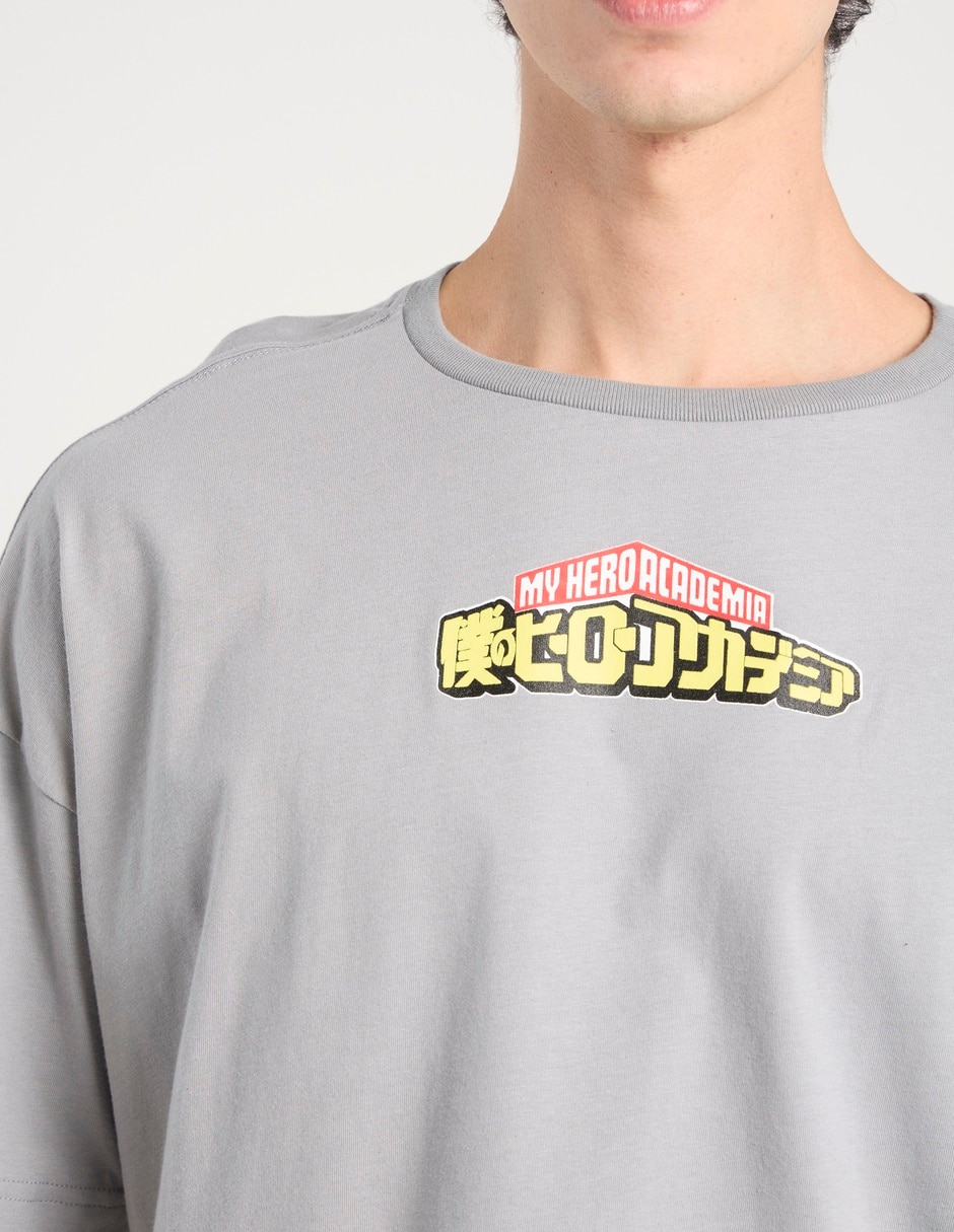 Playera My Hero Academia cuello redondo para hombre 5