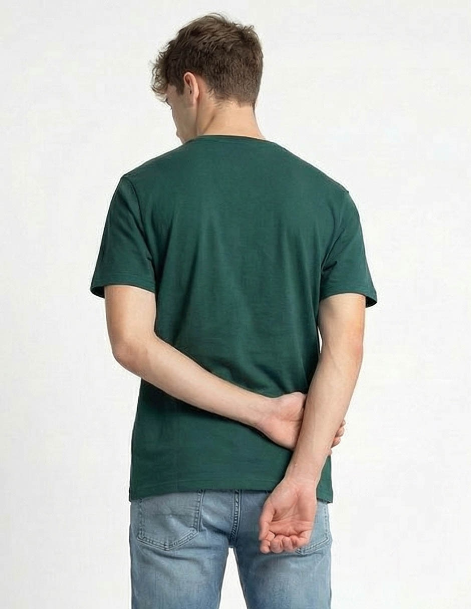 Playera cuello redondo para hombre 2
