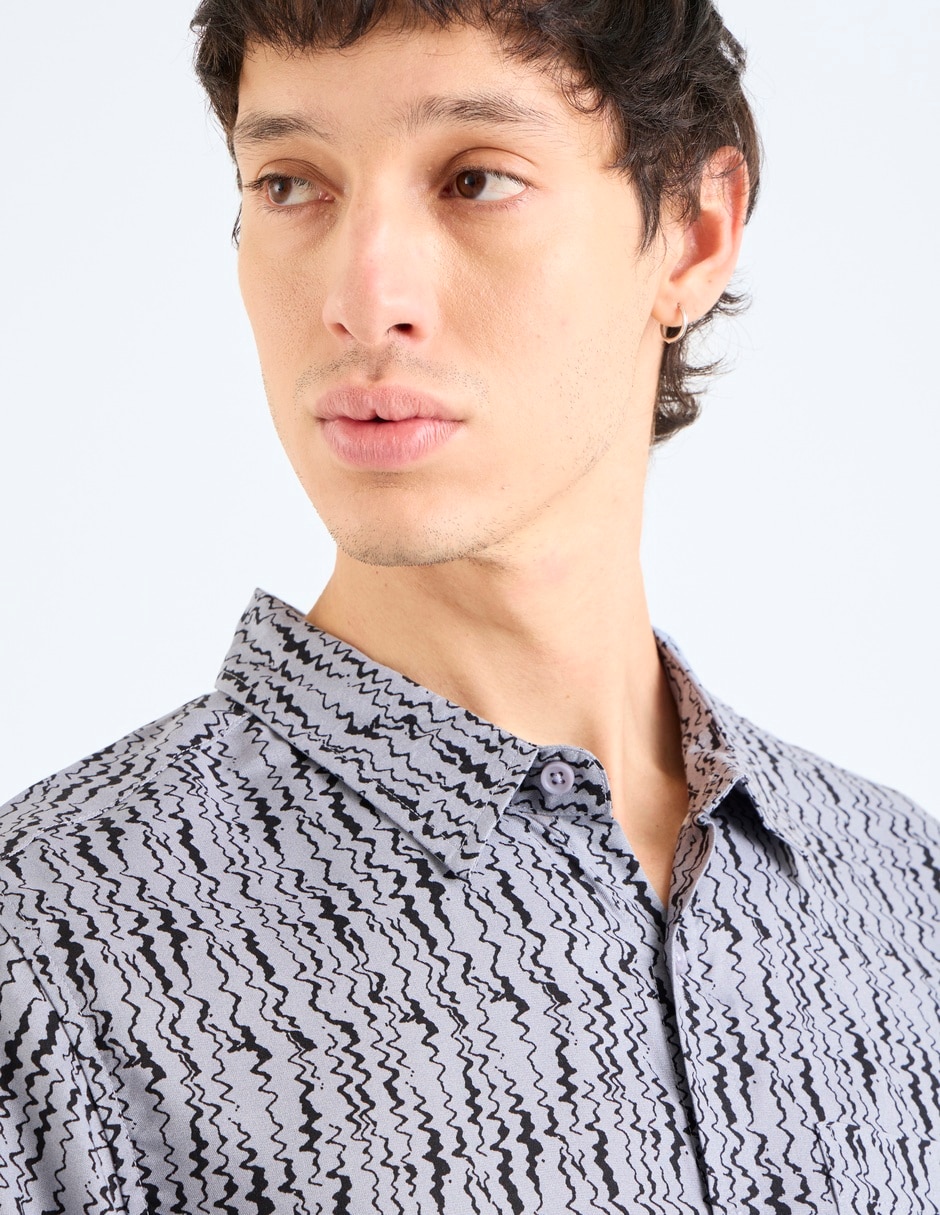 Camisa casual Non Stop manga corta para hombre