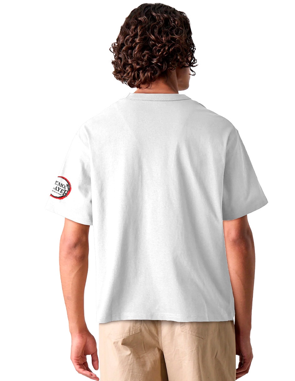 Playera Demon Slayer Tanjiro cuello redondo para hombre 2