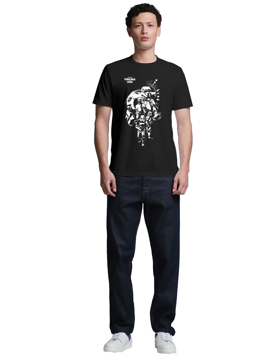 Playera Mandalorian cuello redondo para hombre 3