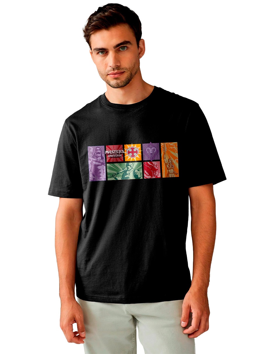 Playera cuello redondo para hombre