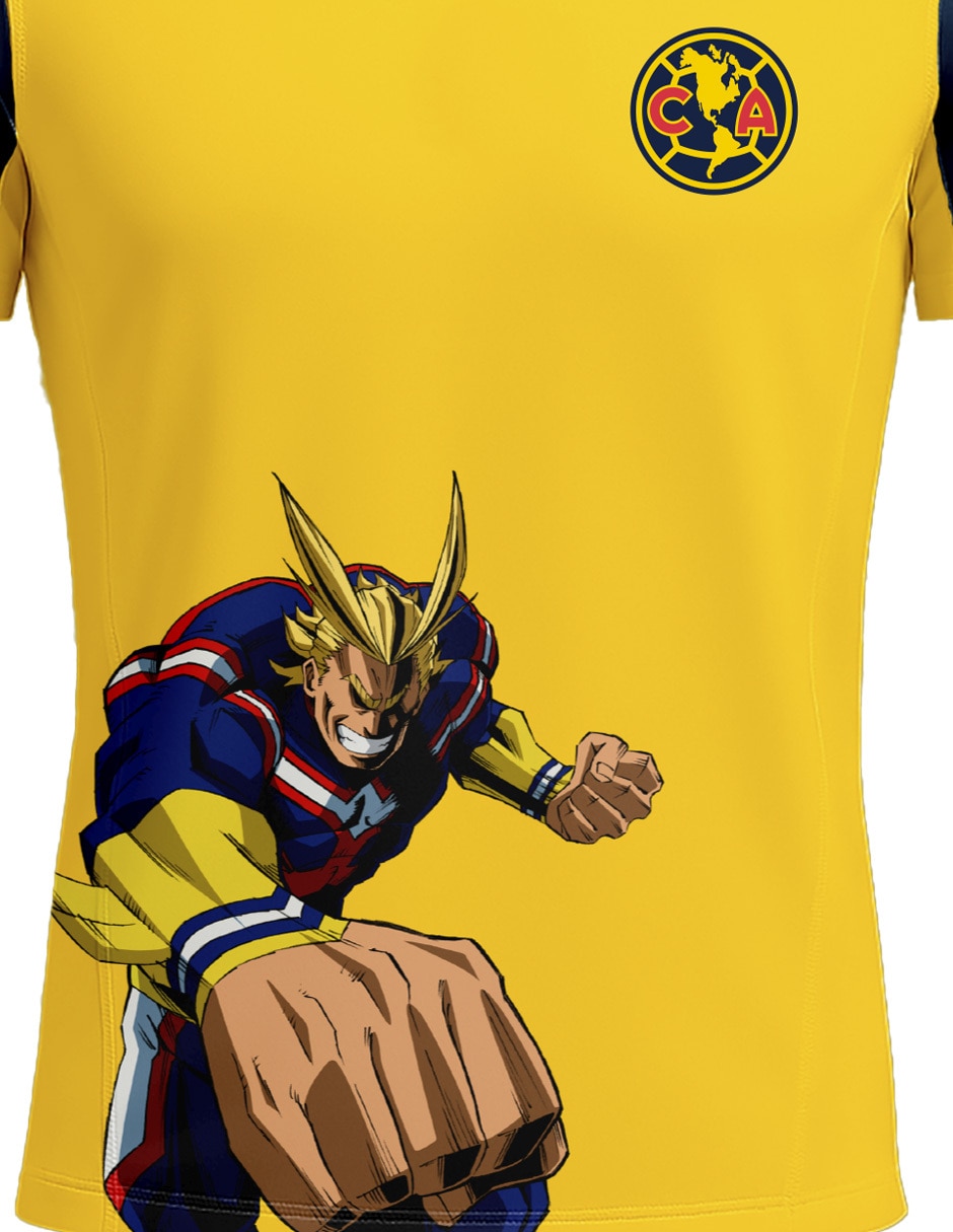Playera América cuello redondo para hombre 4